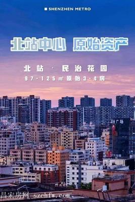 民治地鐵站300米【民治花園】精裝小產權房超高實用率戶戶大陽臺